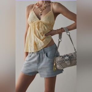 NWT BDG UO Oscar Cutoff Denim Micro Shorts